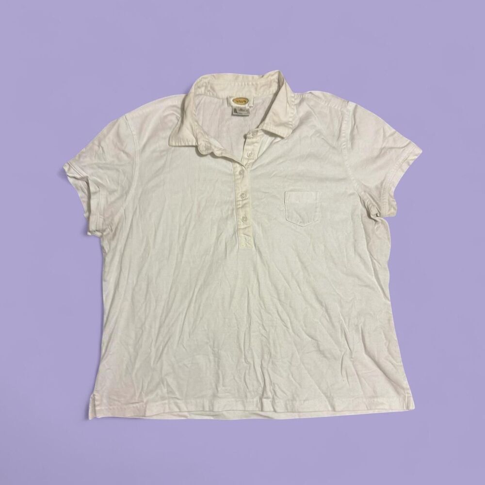 Talbots Vintage Women's White Polo Shirts